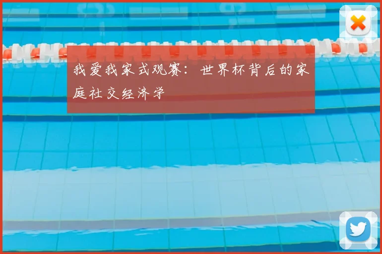 我爱我家式观赛：世界杯背后的家庭社交经济学