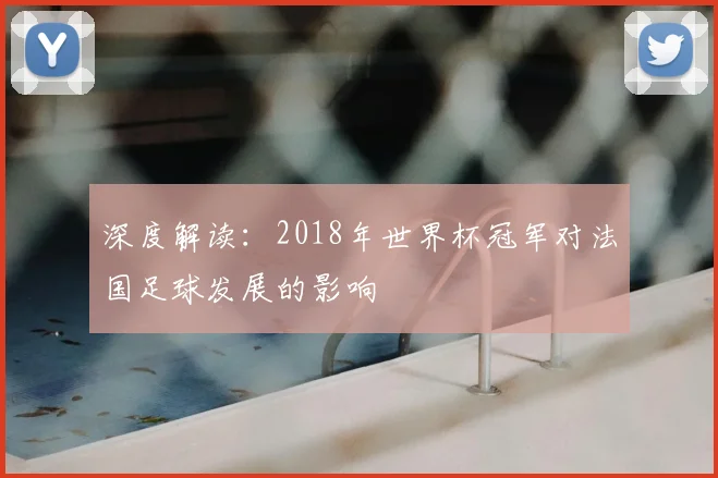深度解读：2018年世界杯冠军对法国足球发展的影响